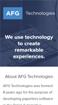 Mobile Screenshot of afgtechnologies.com