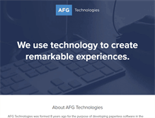 Tablet Screenshot of afgtechnologies.com